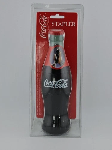 Coca-Cola Bottle Brand Stapler Office/ School Collectible Sealed VTG 1998