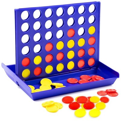 Line Up 4: Tragbares Strategiespiel für 2 Spieler - Familienspaß ab 3 Jahren