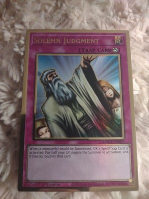 Solemn Judgment MAGO-EN051 Maximum Gold 1st Edition