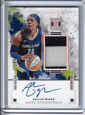 2025 Panini Impeccable WNBA Arike Ogunbowale SILVER ELEGANCE JERSEY AUTO #20/25
