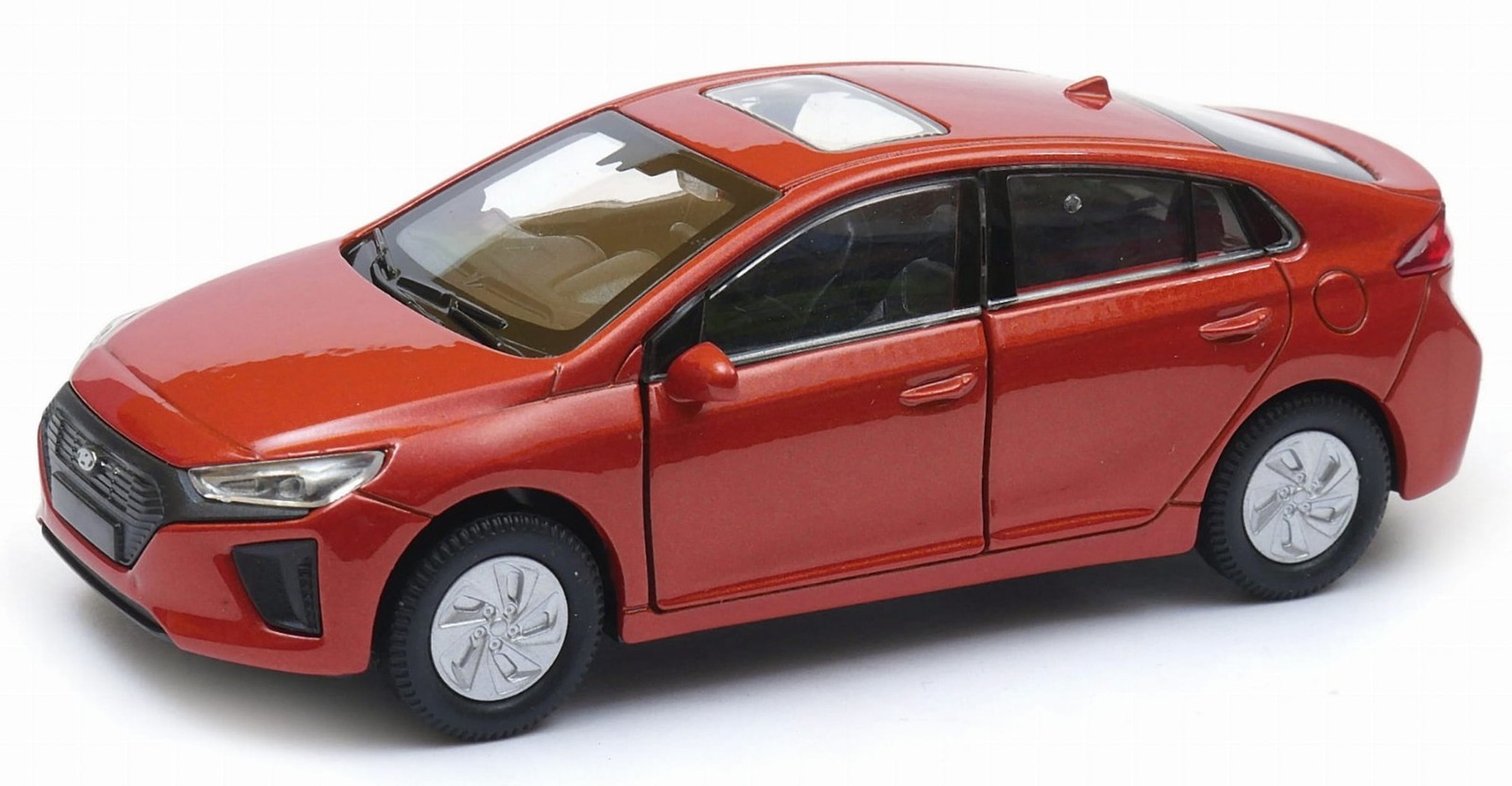 Welly Hyundai Ioniq Orange Metallic 1:34 1:39 Scales 4.5 Inch Car in Box