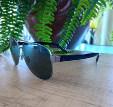 COACH HC 7143 CD467 900471 Aviator Men  s Sunglasses Gunmetal Dk Green Lens 61mm