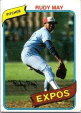1980 Topps #539 Rudy May