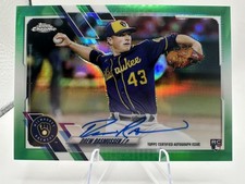 2021 Topps Chrome Drew Rasmussen Green Rookie Auto 88/99 #RA-DR (READ)