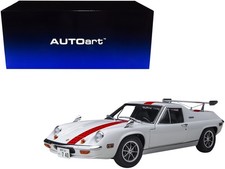 Autoart 75396 1/18 Lotus Europa Special White with Red Stripe and