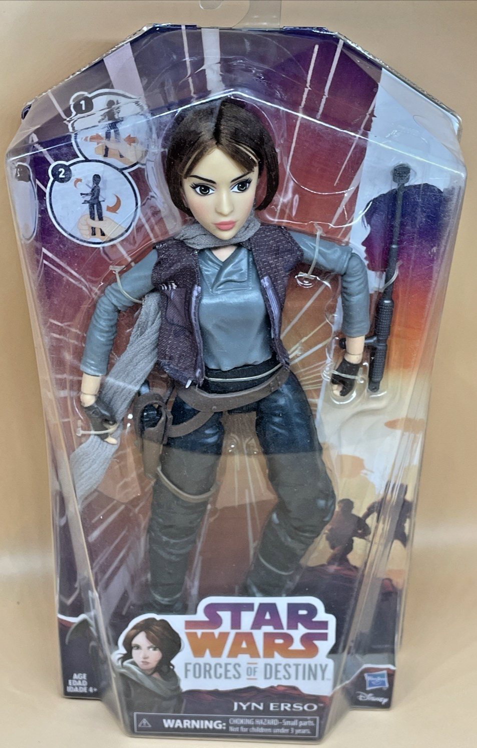 Star Wars Jyn Erso Forces Of Destiny 11in Action Doll Hasbro Boxed Rogue One