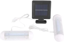 Solar Powered Shed Light Rechargeable Split with on off Switch Indoor Solar Ligh