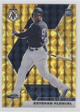 2021 Panini Mosaic Rookie Reactive Yellow Prizm Estevan Florial #247 07rd