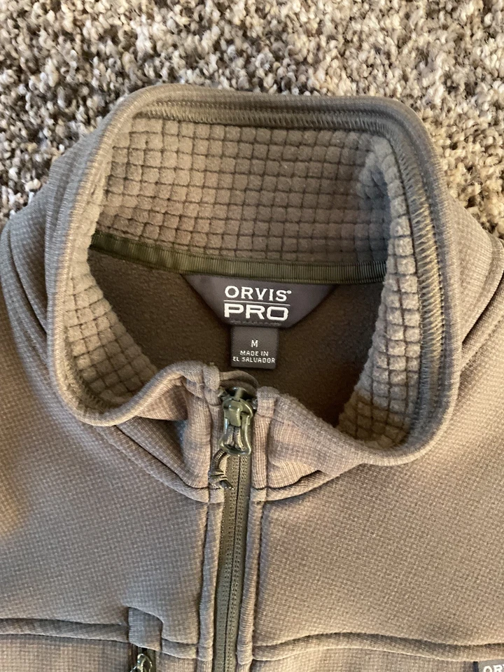 Orvis Pro 1/4 Zip Base Layer-Under Wader Insulated Pullover-Fly Fishing - Image 2 of 3