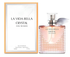 LA VIDA BELLA CRYSTAL POUR FEMME EAU DE PARFUM SPRAY FOR WOMEN 3.4 Oz BRAND NEW