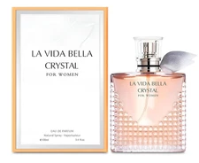 LA VIDA BELLA CRYSTAL POUR FEMME EAU DE PARFUM SPRAY FOR WOMEN 3.4 Oz  BRAND NEW