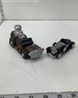 Diecast Brown Fire Truck Silver Black Car Set Vintage Style Toy Cars 5.6in — photo 1