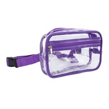 Sac poitrine transparent imperméable réglable taille transparente