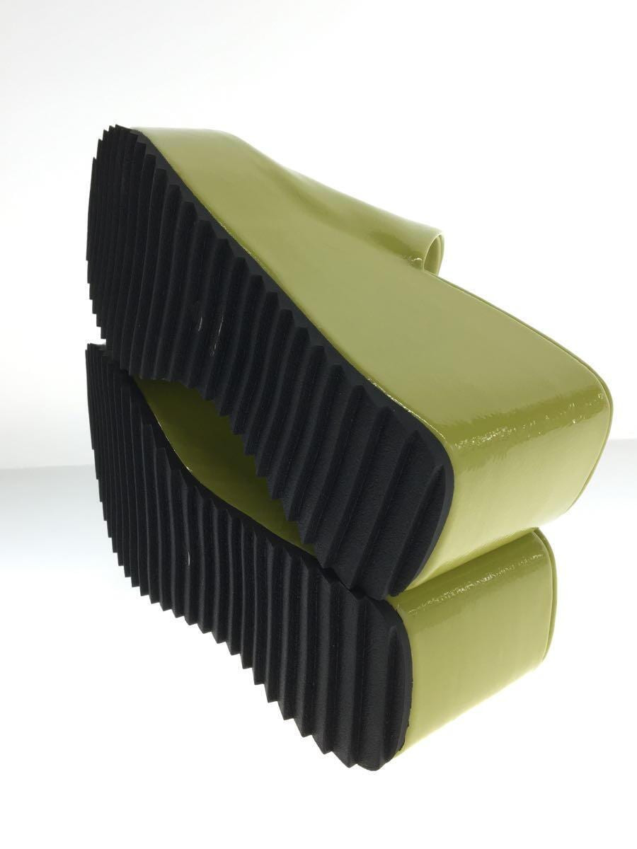 MAISON SPECIAL Platform Sabot Sandals 37 GRN Enamel MAISON SPECIAL Platform Sabot Sandals 37 GRN Enamel
