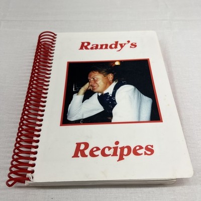 Vintage Cookbook Spiral Randy s Recipes Detroit Lakes MN Dessert Meat Apps Cake