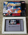 Blazeon Bio-Cyborg Challenge Super Nintendo SNES Boxed Game and Box Tested