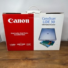 Canon CanoScan Lide 30 USB Flatbed Scanner 1200 x 2400 Color DPI New in Box