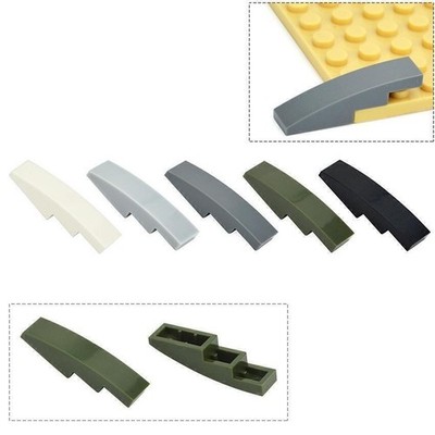 for Lego Compatible Parts 11153 61678 (30pcs) 1x4 Smooth Curved Slopped Brick