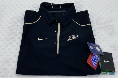 NIKE Purdue Boilermakers Dri-Fit Short Sleeve Polo, Women's Medium, New w/ Tags! - Picture 2 of 10