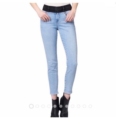 Blank NYC The Great Jones two tone skinny jeans size 27 NWT