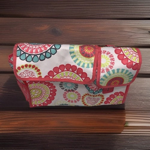 THIRTY-ONE Pack 'n Pull Organizer Tool Tote Bag Handle Colorful Caddy Citrus