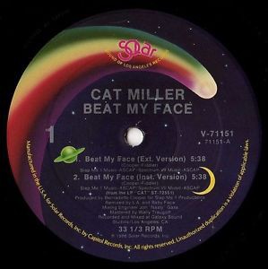 Cat Miller - Beat My Face (12'', Single) (Mint (M)) 3053330116
