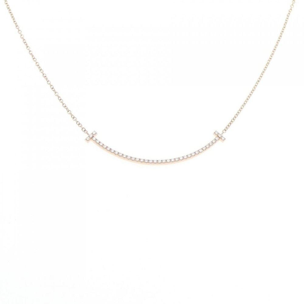 Tiffany T Smile Small Necklace in Sterling Silver 2600068583613