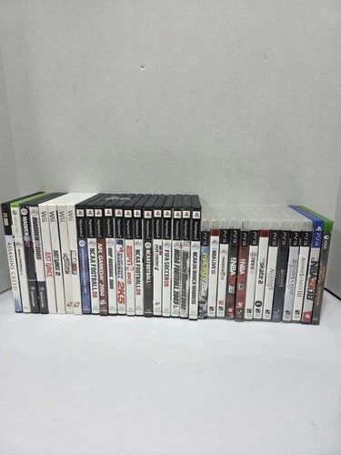 Nintendo Wii Xbox 360  PS2  PS3  PS4 Lot of 34