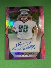 Elijah Qualls 2017 Prizm Rookie Auto Pink Prizm Eagles Card #RA-EQ *D740*. rookie card picture