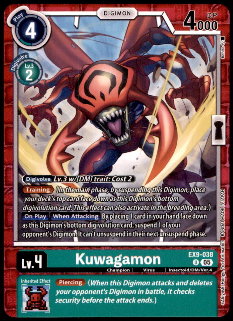 Digimon - Kuwagamon EX9-038 U - Normal - Versus Monsters | eBay