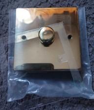 Victorian Style Polished Brass Effect Dimmer Switch 1 Gang 2