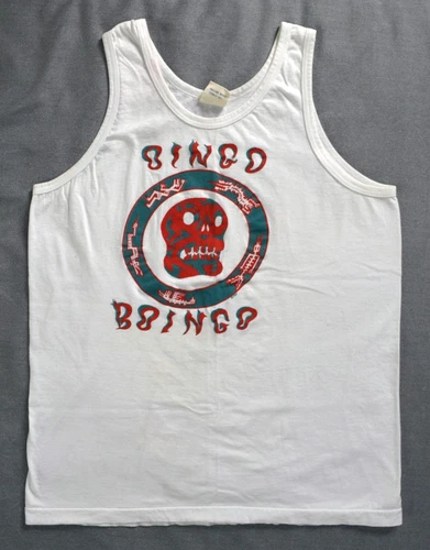 OINGO BOINGO Tank Top Tour Shirt Band Merch 198 1980s vintage concert t-shirt, vintage, single stitch, B+ condition