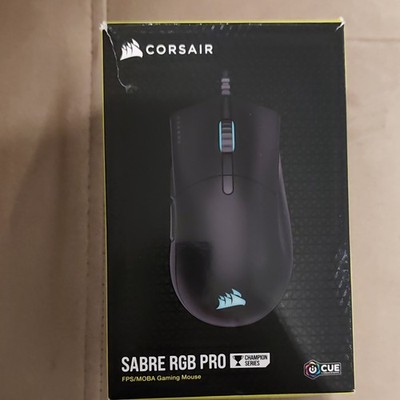 Corsair SABRE RGB PRO Gaming-Maus kabelgebunden RGB-Beleuchtung Schwarz
