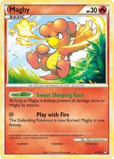 Pokemon Magby 46/95 Call of Legends LP Uncommon