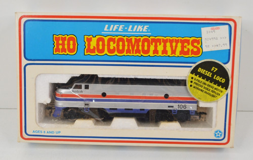 Locomotora diésel realista escala HO F7 Amtrak 106 08684 NUEVA EN CAJA | Condition: New