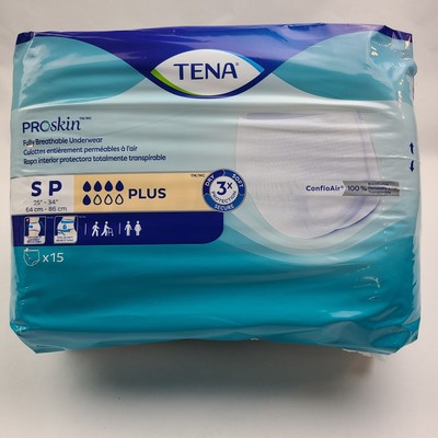 TENA PROskin PLUS Unisex Incontinence Underwear 72631 Size S 25''-34'' 15 Per/Pack