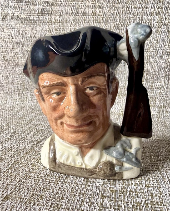 Royal Doulton "Gunsmith" Toby Mug Williamsburg Collection Character Mug 1962, 4”