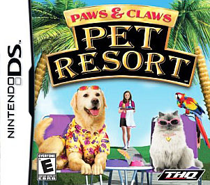 Paws Claws: Pet Resort Nintendo DS Video Game Good