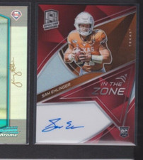 2021 SPECTRA RED PRIZM REFRACTOR ROOKIE AUTO IN THE ZONE SAM EHLINGER MINT SP/25