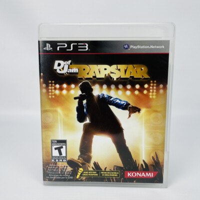 Def Jam Rapstar PlayStation 3 PS3 CIB WORKS Hip Hop 2010 2pac 50 Cent Ll Coo J