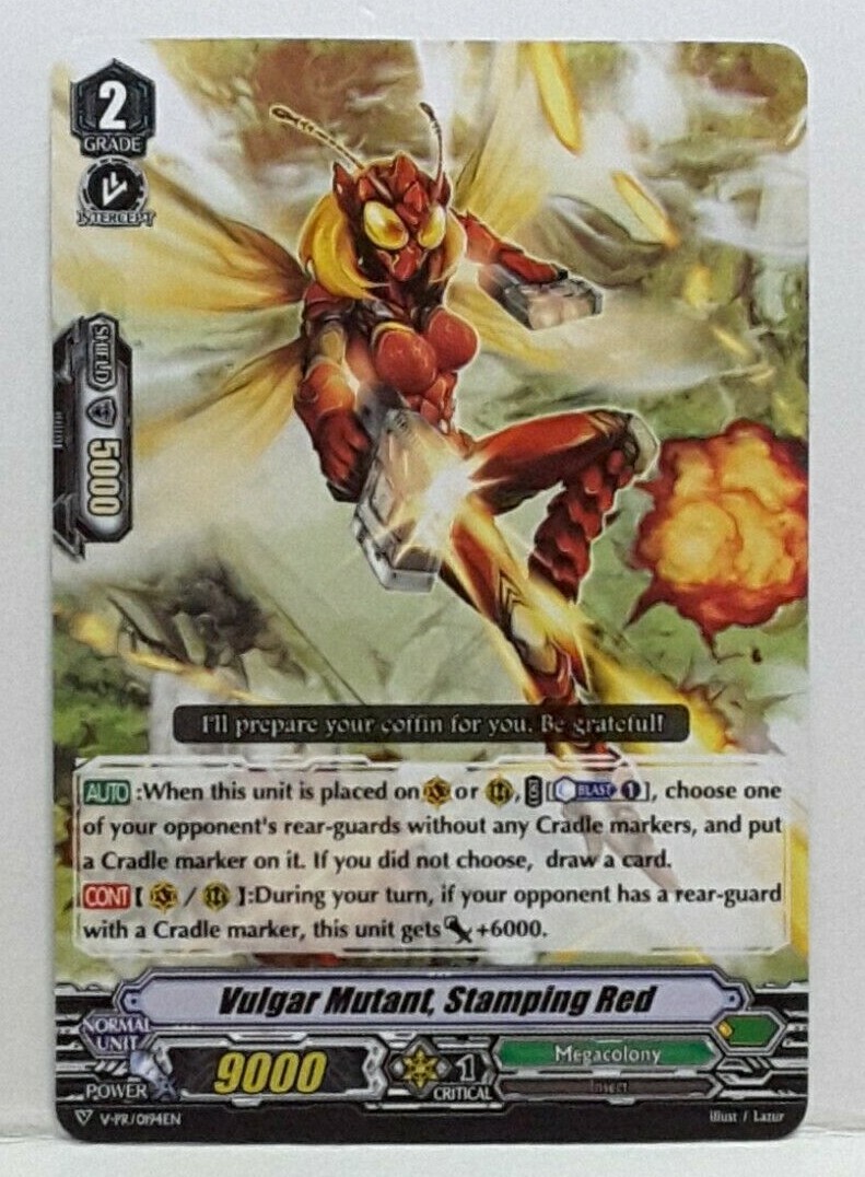 Cardfight Vanguard Red Cards - Printable Cards