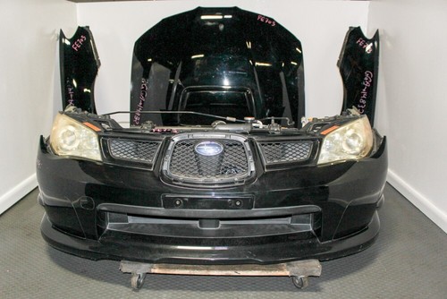 06 07 Subaru WRX Wagon HID Headlights, Fenders, Bumper, Hood, Rad Support, Rad - Picture 2 of 21