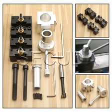 Quick Change Tool Post Boring Bar Turning Parting Holder Set For 14" Mini Lathe