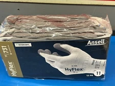ANSELL Glove Hyflex 11-731 Light Duty Cut Resist Sz 11 XXL =  12 Pairs