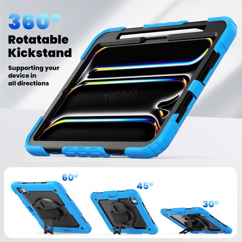 Für iPad Air Pro 11 13 2024 5/6/7/8/9/10th Stoßfest Hülle Tasche Hybrid Cover - Bild 138 von 225