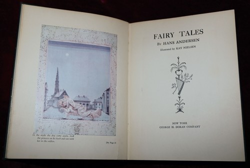 EXRare KAY NIELSEN 1ST EDN FAIRY TALES 1924 AMAZING TIPPED IN PLATES! BEAUTY! - Picture 8 of 14