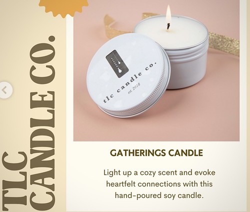 TLC CANDLE CO || The Gatherings Candle ⭐️NWT⭐️ - Picture 3 of 6
