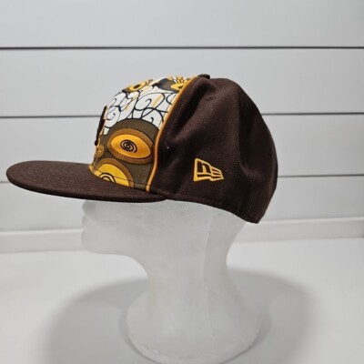 Los Angeles Dodgers New Era 59FIFTY Fitted Hat Size 7 5/8 Brown