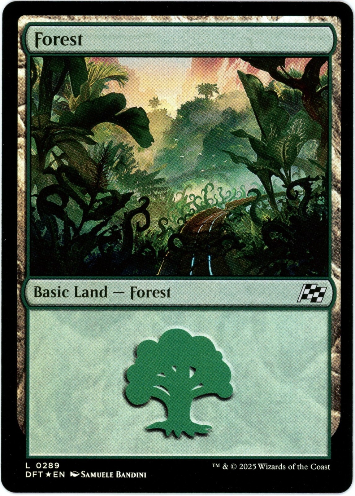 Forest (0289) Foil - Aetherdrift - MTG - NM/M