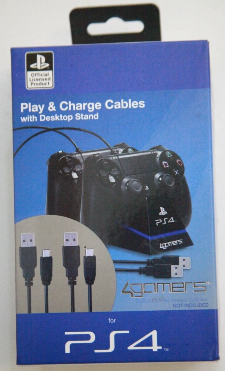 New PS4 Play &amp; Charge with Desktop Stand Gaming WS408 | eBay